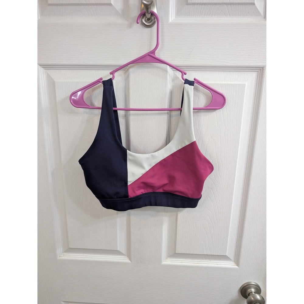 WILO The Label Sports Bra Women Multicolor Colorblock Athletic - Size L